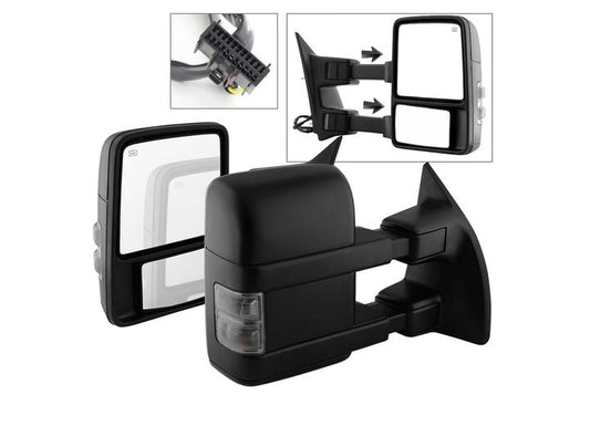 08-15 SUPERDUTY L&R MANUAL EXTENDABLE - POWER HEATED ADJUST MIRROR WITH LED SIGN